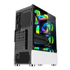 Snowman CS008 phổ biến vỏ máy tính giữa tháp máy tính ATX chơi game trường hợp PC Trường hợp với Side Glass trường hợp Gamer - Product Image 4
