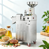 Presse à huile commerciale automatique, machine à presser l'huile de soja et de lin pour petites entreprises, équipement de production d'huile à haut rendement