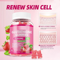 Complément de glutathion OEM en gommes de collagène : L-Glutathion avec collagène marin, vitamines C, E, D et B12