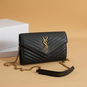 Borsa Donna luxe petite pochette carrée enveloppe sac en gros Style classique luxe femmes femme chaîne bandoulière sac à bandoulière - Product Image 1