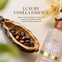 Gel Douche Parfumé à la Vanille Naturelle de Haute Qualité, Rafraîchissant, Lissant, Hydratant, Moussant pour Femmes, Effet Blanchissant