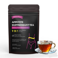 Tisane Supérieure Naturelle Biologique à Base de Plantes pour la Suppression de l'Appétit, Détox Naturelle pour la Perte de Poids en Sachet