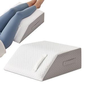 Haute qualité la mousse à mémoire ergonomique refroidissement polyvalent post-chirurgie soulever l'élévation de la jambe oreiller soulagement du gonflement <span class=keywords><strong>pour</strong></span> les deux jambes - Product Image 1