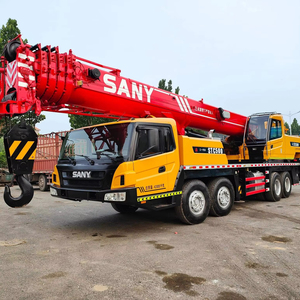 Grue sur camion hydraulique Sany 50t d'occasion abordable avec un excellent prix pour les travaux de construction lourde - Product Image 1