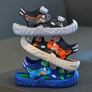 2025年夏モデル 新しいユニセックス子供用サンダル 小・中・大サイズ 漫画柄 アンクルソフトソール 滑り止めビーチシューズ トレンド - Product Image 3