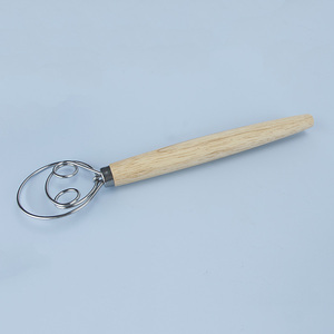 Danish Whisk Dough Lame Slashing Tool and <strong>Scraper</strong> Wood for Pastry Baking Sourdough Starter Kit <strong>Set</strong> of 3 - Product Image 5