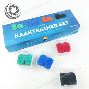 Nhà thiết kế mới 4-mức độ kháng hàm huấn luyện viên jawline Shaper hàm Workout khuôn mặt mỏng hơn và cổ <span class=keywords><strong>Toning</strong></span> jawline Exerciser - Product Image 2