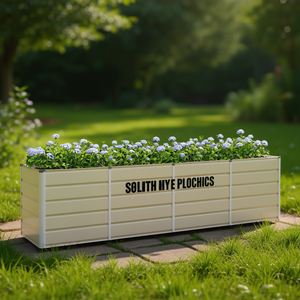 Maceta de Acero Sbljith Wye Plochnics, 240X80X75 cm, Jardinera para Exteriores, Diseño Moderno y Minimalista, Recubierta con Pintura en Polvo - Product Image 2