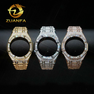 PROMOTION Superbes Pièces de Montre Diamant Moissanite VVS pour Boîtier et Bracelet de Montre GA2100, Lunette de Montre GA2100, Testeur de Diamant GRA Inclus - Product Image 3