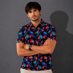 Fabricante de Polos Sublimados con Corte y Costura, Venta al por Mayor de Polos de Golf de Alto Rendimiento con Elasticidad en 4 Direcciones - Product Image 1