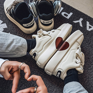 Chaussures de marche respirantes à lacets pour hommes, nouvelle collection Printemps 2026, à semelle épaisse et bout large, style décontracté japonais noir, pour jeunes - Product Image 6