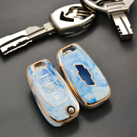 Housse de porte-clés en TPU souple pour Chevy Cruze Compatible Key Case Protector pour Chevrolet Car Key Fob Accessories
