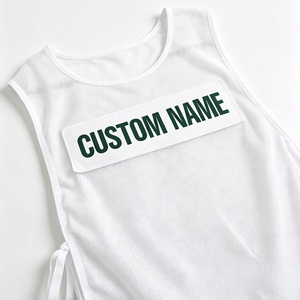 Custom White Mesh <b>Golf</b> Caddy Bib, Custom Apron With Personalized Name Badge, Breathable Uniform For Adult <b>Golf</b> & Sports Event - Product Image 2