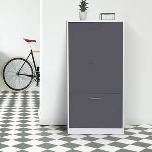Organizzano il gabinetto di stoccaggio della scarpa la grande capacità della scaffalatura dell'unità per l'entrata di legno di stile del MDF <span class=keywords><strong>scarpiera</strong></span> con 3 porte - Product Image 6
