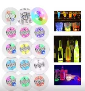 Longstargift - Posavasos LED Luminosos de EVA para Pedidos al por Mayor - Accesorio para Bares y Discotecas, Artículo Publicitario, Promoción de Marcas de Alcohol, Banners para Fiestas - Product Image 4