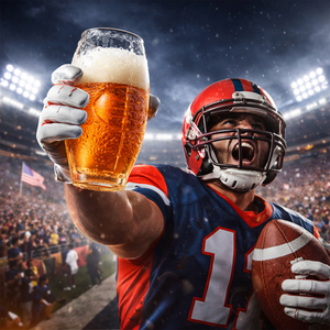 Vaso de <span class=keywords><strong>Cerveza</strong></span> y Whisky Creativo de 16 oz con Diseño de Balón de Fútbol, para Bebidas Deportivas, para el Día del Partido, para Fanáticos del Whisky, para Fiestas - Product Image 5
