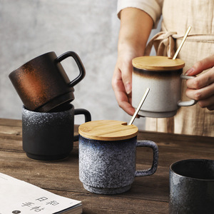 Retro Crude Pottery Coffee Cups Porcelain Ceramic Latte for Home and Office, <b>Cheap</b> Ceramic Cup - Product Image 2