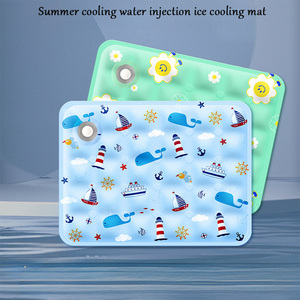 Tapis rafraîchissant pour chien en PVC, directement de l'usine |   Matelas de couchage d'été moderne de luxe à injection d'eau, motif dessin animé - Product Image 4