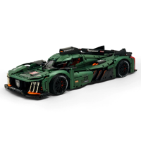 Guly 10616 Hypercar Prototype, Coche de Carreras de Resistencia, Escala 1:8, Bloques de Construcción Mecánicos, Modelo Coleccionable para Aficionados Adultos