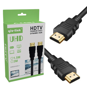 Tốc độ cao 18gbps 24K mạ vàng <span class=keywords><strong>HDMI</strong></span> cáp 4k siêu HD nam-nam 2.0 3D 60Hz hộp đóng gói 10m chiều <span class=keywords><strong>d</strong></span>ài Video ứng <span class=keywords><strong>d</strong></span>ụng loa - Product Image 1