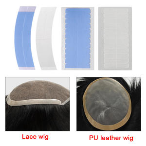 Invisible bleu v-forme imperméable PU dentelle perruque Double face Ultra-tenir colle adhésif rouleau pour peau sensible perruques de qualité médicale - Product Image 2