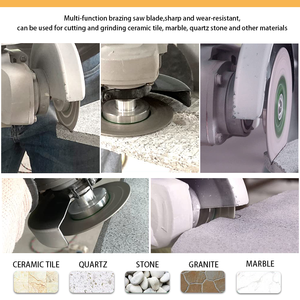 Novo Design 115mm Vacuum Brazed Diamante Grinding Cutting Tile Cerâmica Porcelana Mármore Stone <span class=keywords><strong>Saw</strong></span> Blades Telhas Ferramentas - Product Image 4