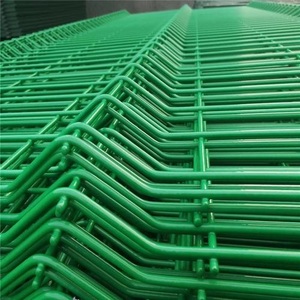 Dây thép hiện đại dễ dàng lắp ráp <span class=keywords><strong>PVC</strong></span> tráng 3D hàng rào an ninh cong cho vườn & sân - Product Image 4