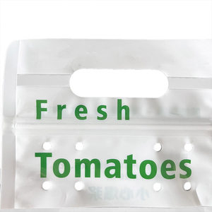 Petites pochettes refermables en plastique imprimées en flexographie, résistantes à l'humidité, pour l'emballage réutilisable des légumes frais - Product Image 4