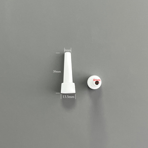 หลอดบีบบรรจุภัณฑ์สีขาวเงาขนาด 3 กรัม 5 มล. 10 มล. 20 มล. 30 มล. 40 มล. สำหรับครีมบำรุงรอบดวงตาและเครื่องสำอาง ขนาด 15 มล. พร้อมหัวเข็ม - Product Image 4