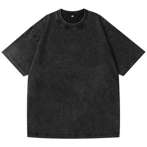 เสื้อยืดผู้ชายคุณภาพสูง สวมใส่สบาย น้ำหนัก 230 กรัม ผ้าฝ้ายแท้ 100% ทรงลำลอง ซักย้อมสีแบบแอซิดวอช พร้อมสกรีนโลโก้ตามสั่ง ขายส่ง - Product Image 2