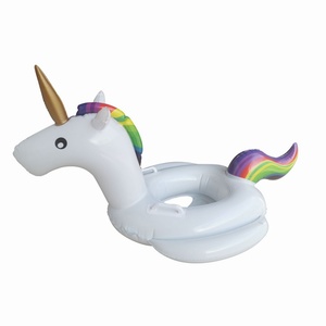Jouets flottants pour piscine, animaux aquatiques gonflables, licornes gonflables, équipements de divertissement aquatique - Product Image 5
