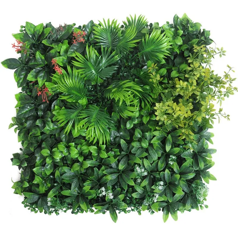 New Product Ideas 2021 Customized Vertical Plastic Artificial Green Plant Grass Wall 3D Plant Background Panel