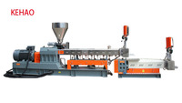 Machine de fabrication de granulés de plastique personnalisés simples à deux étages directement par l'usine recyclage avec rapport de test et 1 an de garantie