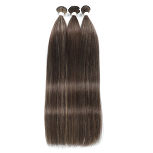 Extensions de cheveux synthétiques en vente flash, fibre premium, 24 pouces, couleur cheveux raides, lots de cheveux très vendus en Russie - Product Image 2