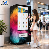 Petite machine distributrice de nourriture et de boissons, écran tactile intelligent, caméra, distributeur de collations et de boissons pour les entreprises