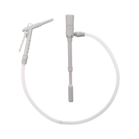 Pompe à carburant centrifuge pour fût en plastique, tuyau d'admission rétractable, débit de 3,8 GPM, puissance de 12-15W, 1 buse pour le ravitaillement domestique