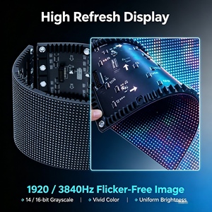 Pannello LED Flessibile Personalizzato Direttamente dalla Fabbrica, Schermo Curvo P2.5 per Noleggio Eventi e Mostre - Product Image 4