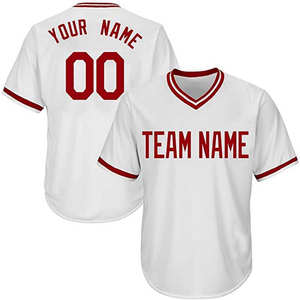 Custom Sublimation <b>Mesh</b> Baseball Jersey <b>Short</b> Sleeve Wholesale High Quality Quick-Drying Breathable Baseball Uniform - Product Image 1