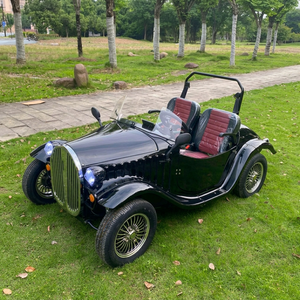 Voiture électrique compacte biplace au design rétro unique, grille classique, faible bruit, conduite stable, véhicule de tourisme 72V - Product Image 1