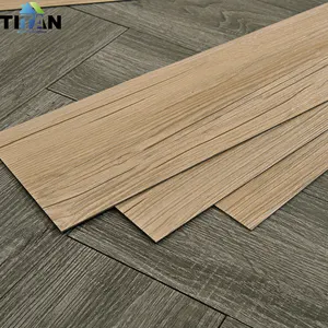 Plancia in vinile da 2.5Mm Pvc Click Plastic Spc legno autoadesivo Lvt Flooring Glue Down