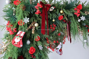M642 boda evento Fiesta realista flor pared telones de fondo hecho a mano <span class=keywords><strong>Natal</strong></span> 5D Navidad arreglos florales centro de mesa decoraciones - Product Image 6