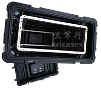 Tricases RU090 OEM 9u étui Soundlink en plastique dur antichoc Flight Rack pour étui de rack 19''