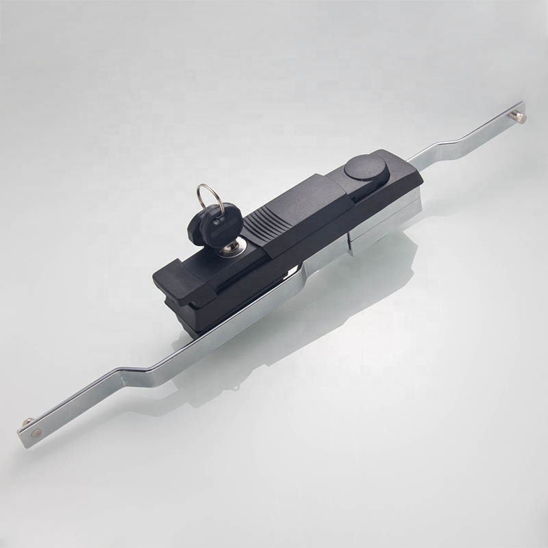 Rod Control Lock Swing Handle Lock Plastic Door Latch MS824 Black Plastic Handle Lock · image 3