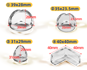 Safety Material Transparent <strong>Protective</strong> Clear <strong>Table</strong> <strong>Corner</strong> Safety <strong>Corner</strong> Protector Around Sharp <strong>Table</strong> <strong>Corner</strong> for Protecting Baby - Product Image 3
