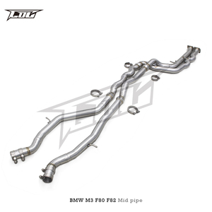 Tuyaux d'échappement OEM Ready Ship pour BMW M3 M4 F80 F82 F83 S55 3.0T 2014-2019 SS304 Système d'échappement de voiture Midpipe de longueur égale - Product Image 3