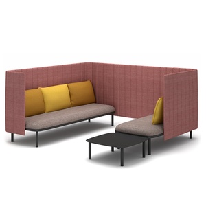 Colorful <b>Office</b> Booth <b>Sofa</b> High Back Fabric Private Space Conference Meeting <b>Office</b> Sectional Garden Hotel <b>Sofa</b> Set - Product Image 6