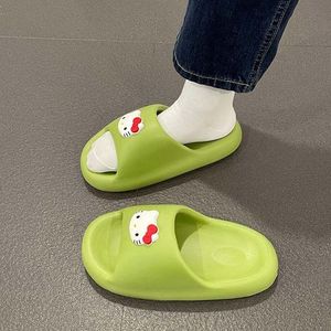 Summer new style simple solid-color women's cute and drowsy <b>bear</b> for both indoor and outdoor use, durable and wear-resistant - Product Image 5
