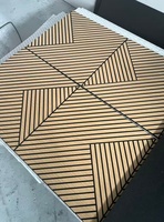 Panneaux acoustiques au design moderne Films légers en bois PVC Panneaux muraux pour la décoration de plafond de mur intérieur Salon Hôtel