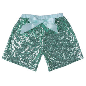 En Stock, Shorts de Lentejuelas con Lazo para Niñas, Boutique de Verano para Bebés - Product Image 3