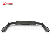 Diffuseur arrière en fibre de carbone sèche style V pour BMW G87 M2 Coupé, séparateur de spoiler inférieur, lèvre de pare-chocs arrière améliorée, pièces automobiles
